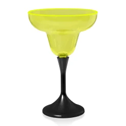 Hot Windy City Novelties Neon LED 10 oz. Margarita Glass Yellow
