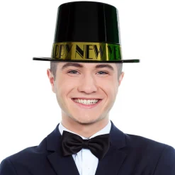 Sale Windy City Novelties New Year Black & Gold Top Hats