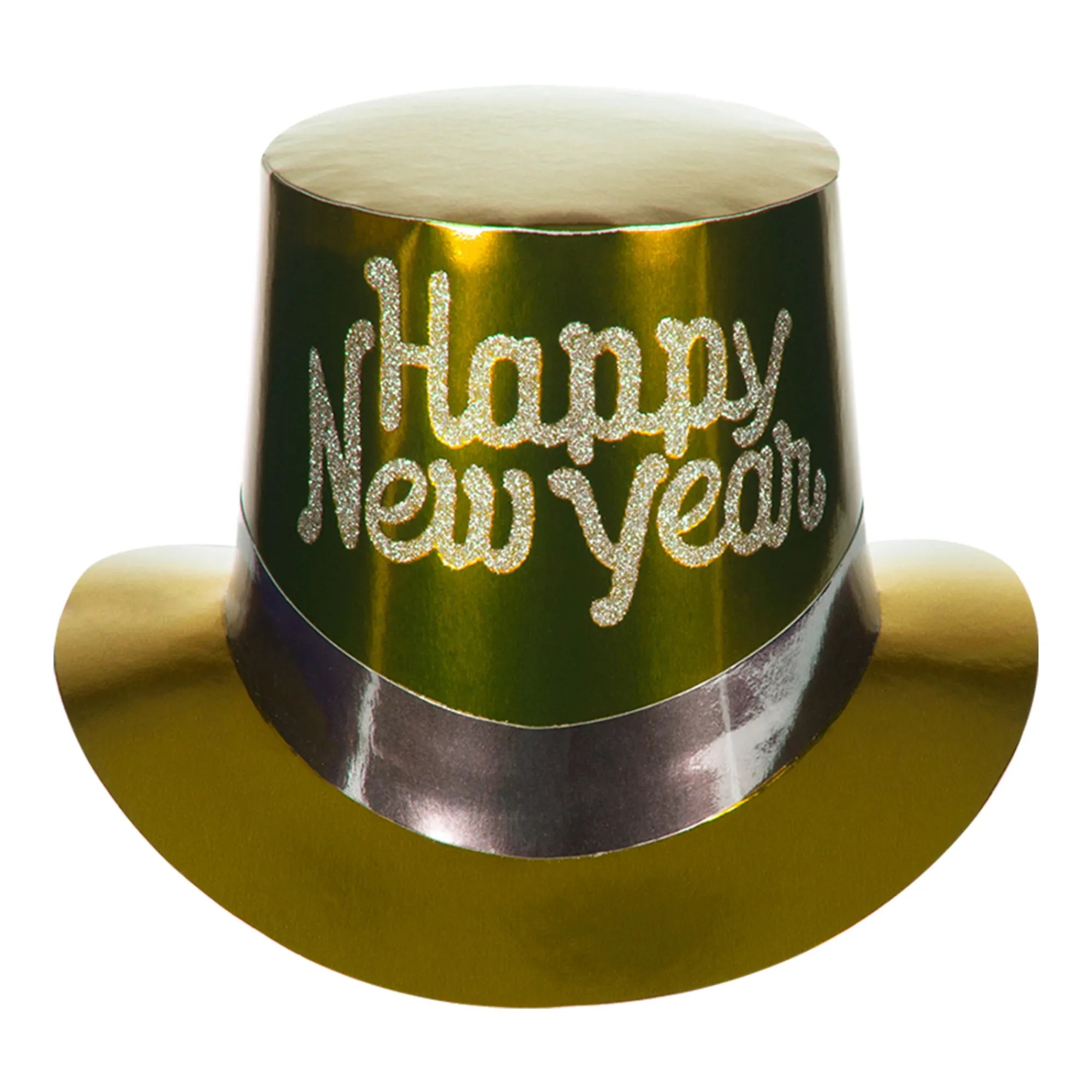 New Windy City Novelties New Year's Metallic Top Hats
