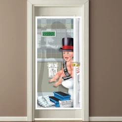 Online Windy City Novelties New Year's Restroom Door Cover