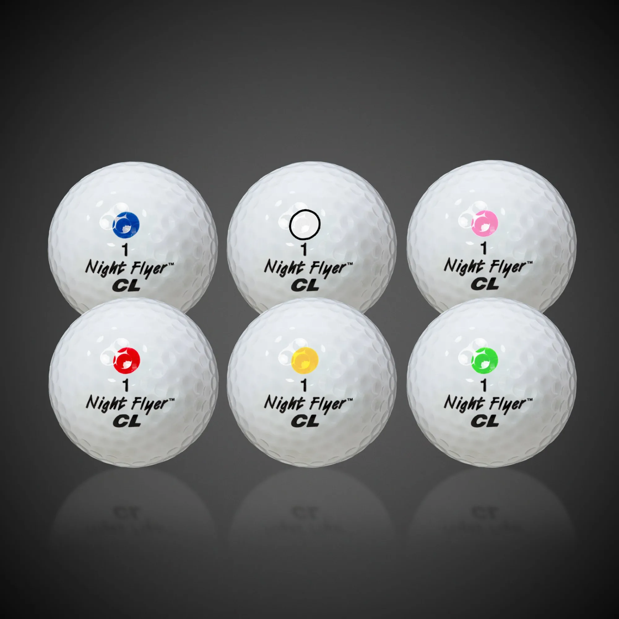 New Windy City Novelties Night Flyer CL Golf Balls