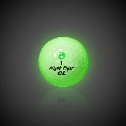 Windy City Novelties Night Flyer LED Green Constant-On Golf Ball