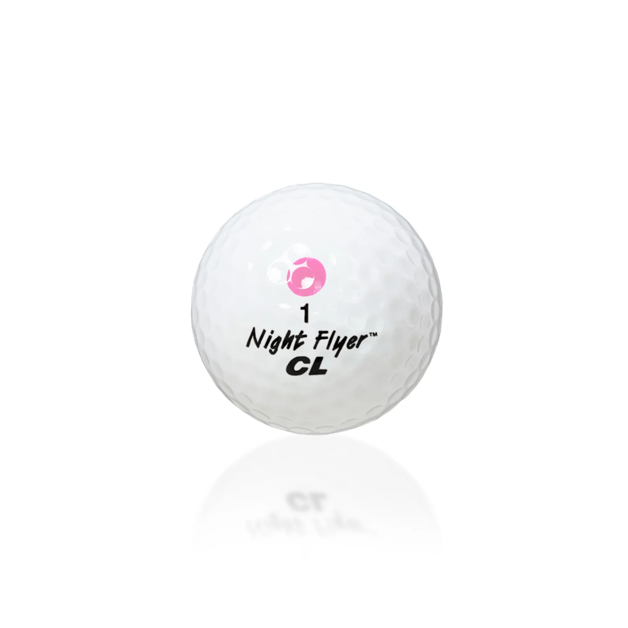 Windy City Novelties Night Flyer LED Pink Constant-On Golf Ball