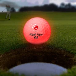 Best Windy City Novelties Night Flyer LED Red Constant-On Golf Ball