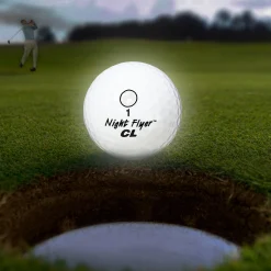 Best Windy City Novelties Night Flyer LED White Constant-On Golf Ball