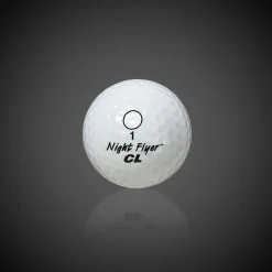 Best Windy City Novelties Night Flyer LED White Constant-On Golf Ball