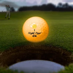 Clearance Windy City Novelties Night Flyer LED Yellow Constant-On Golf Ball
