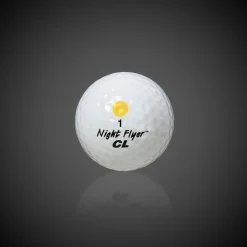 Clearance Windy City Novelties Night Flyer LED Yellow Constant-On Golf Ball