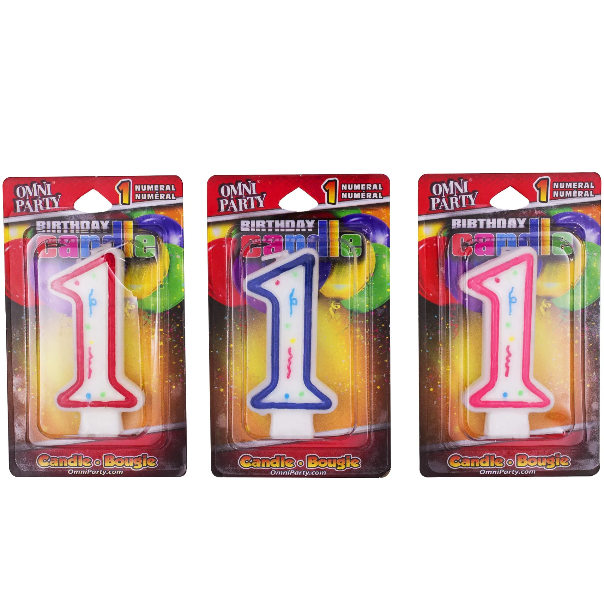 Clearance Windy City Novelties Number '1' Candles