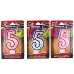 Sale Windy City Novelties Number '5' Candles