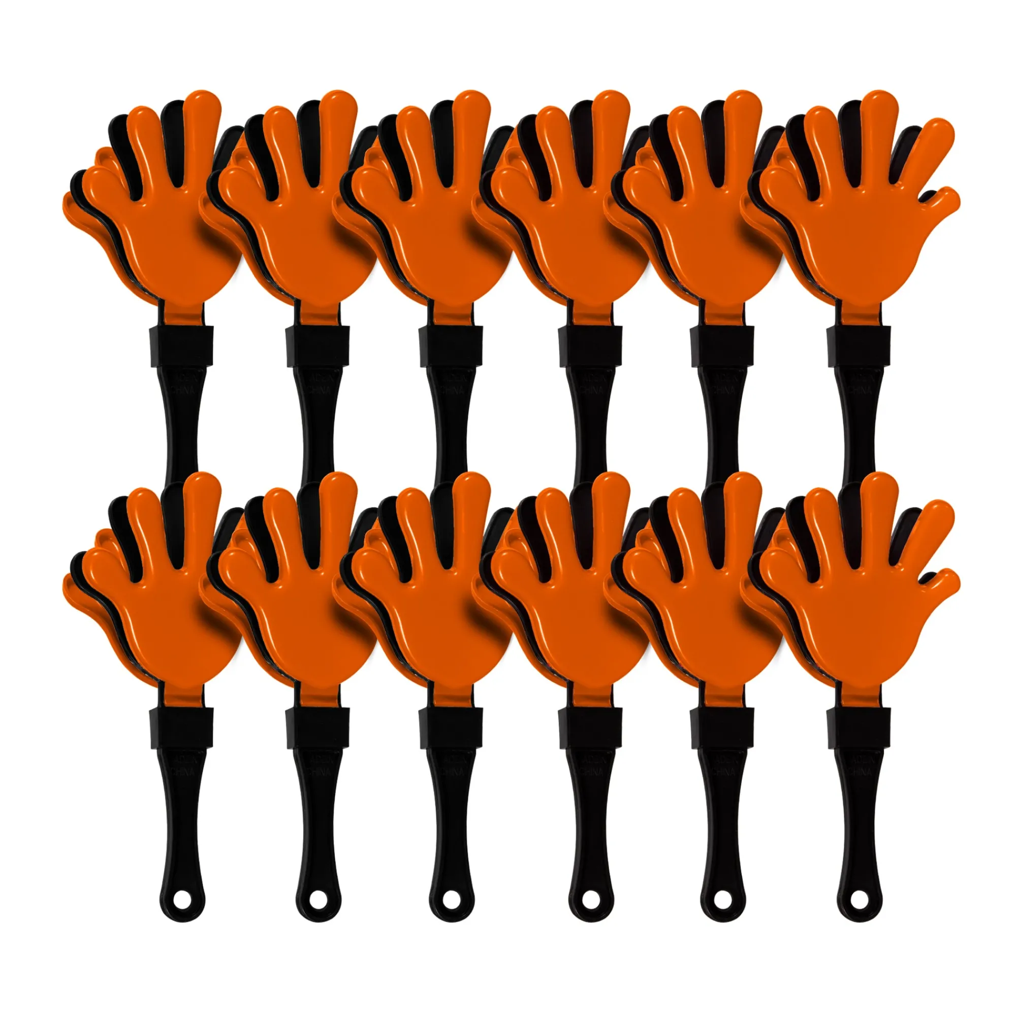 Discount Windy City Novelties Orange & Black Hand Clappers