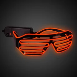 Sale Windy City Novelties Orange EL Wire Slotted Shades