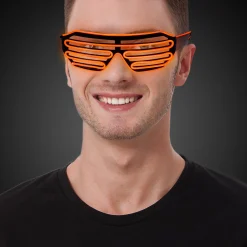 Sale Windy City Novelties Orange EL Wire Slotted Shades