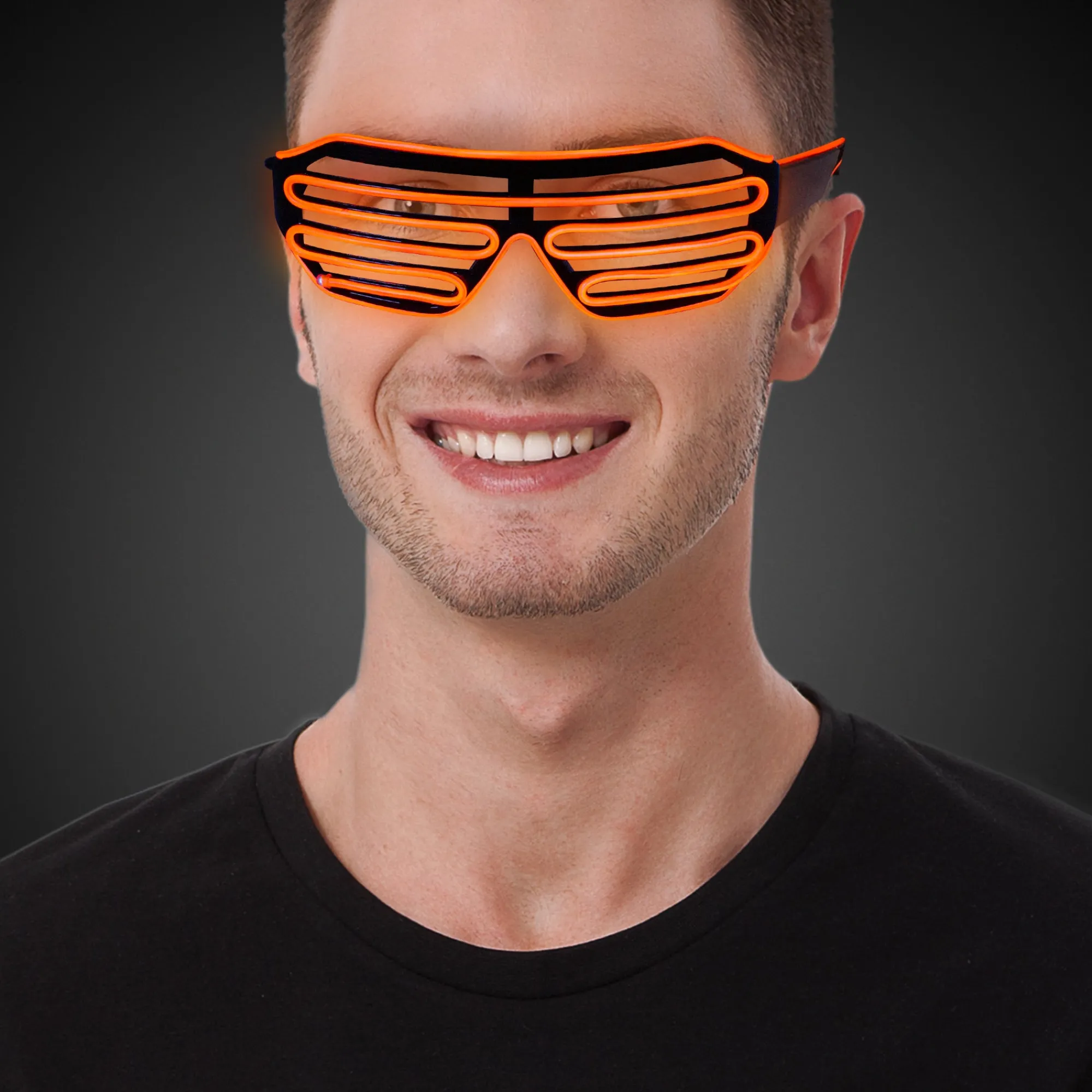 Sale Windy City Novelties Orange EL Wire Slotted Shades