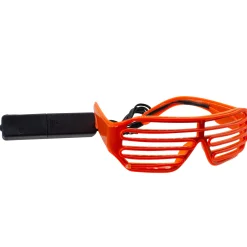 Sale Windy City Novelties Orange EL Wire Sound Activated Shades