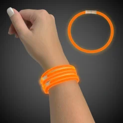 Outlet Windy City Novelties 9" Glow Bracelets Orange