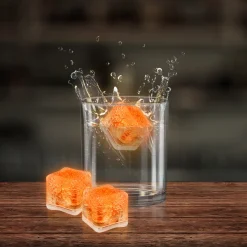 Windy City Novelties LED Ice Cubes Orange