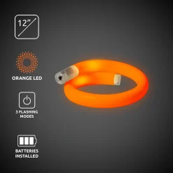 Windy City Novelties LED Tube Bracelet Orange