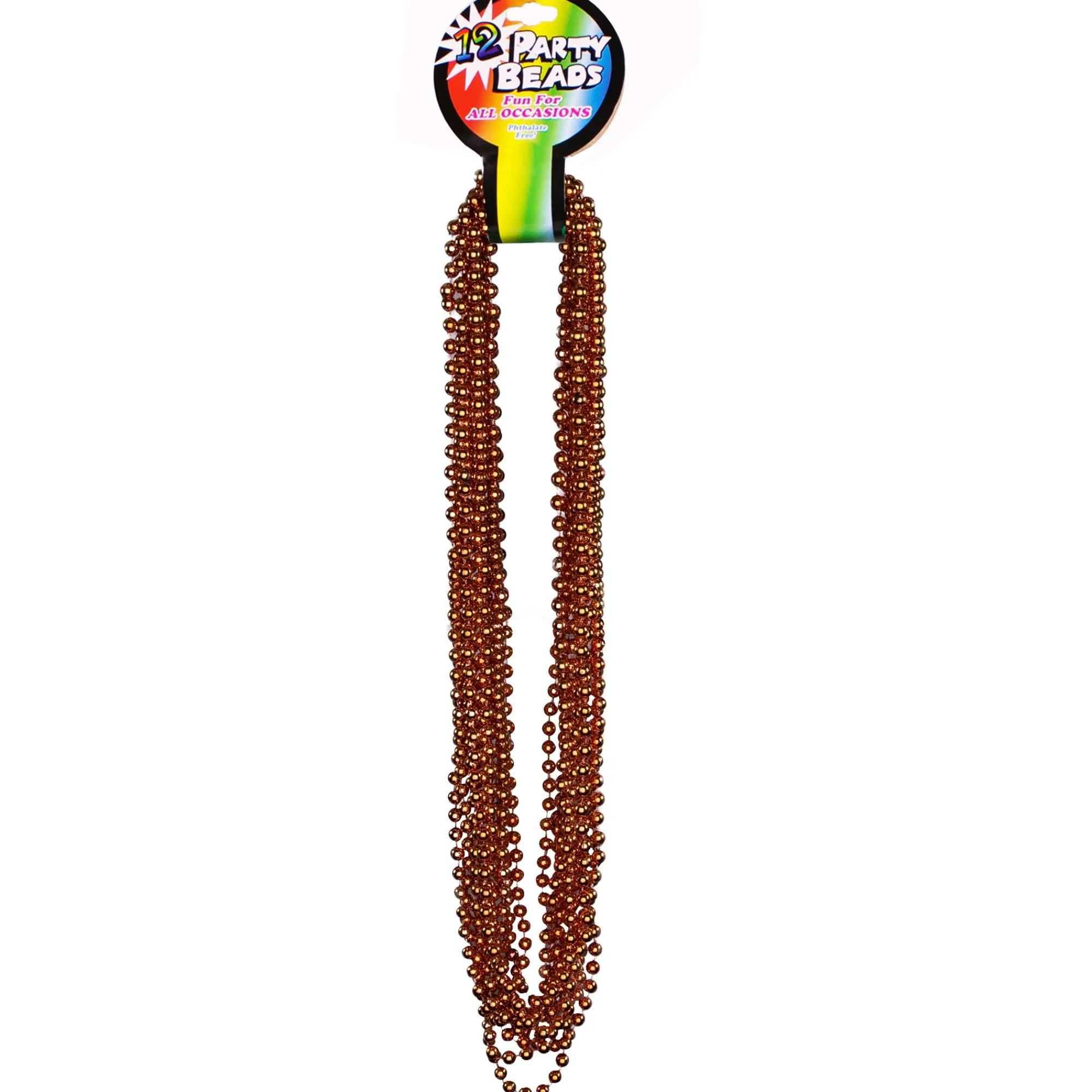Best Windy City Novelties Orange 7mm Bead 33" Necklaces