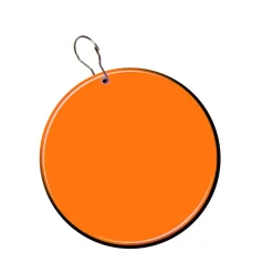Hot Windy City Novelties Orange Plastic 2 1/2" Medallion