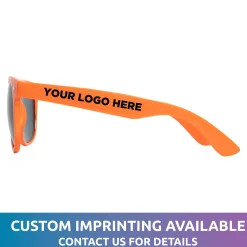 Best Windy City Novelties Retro Sunglasses Orange
