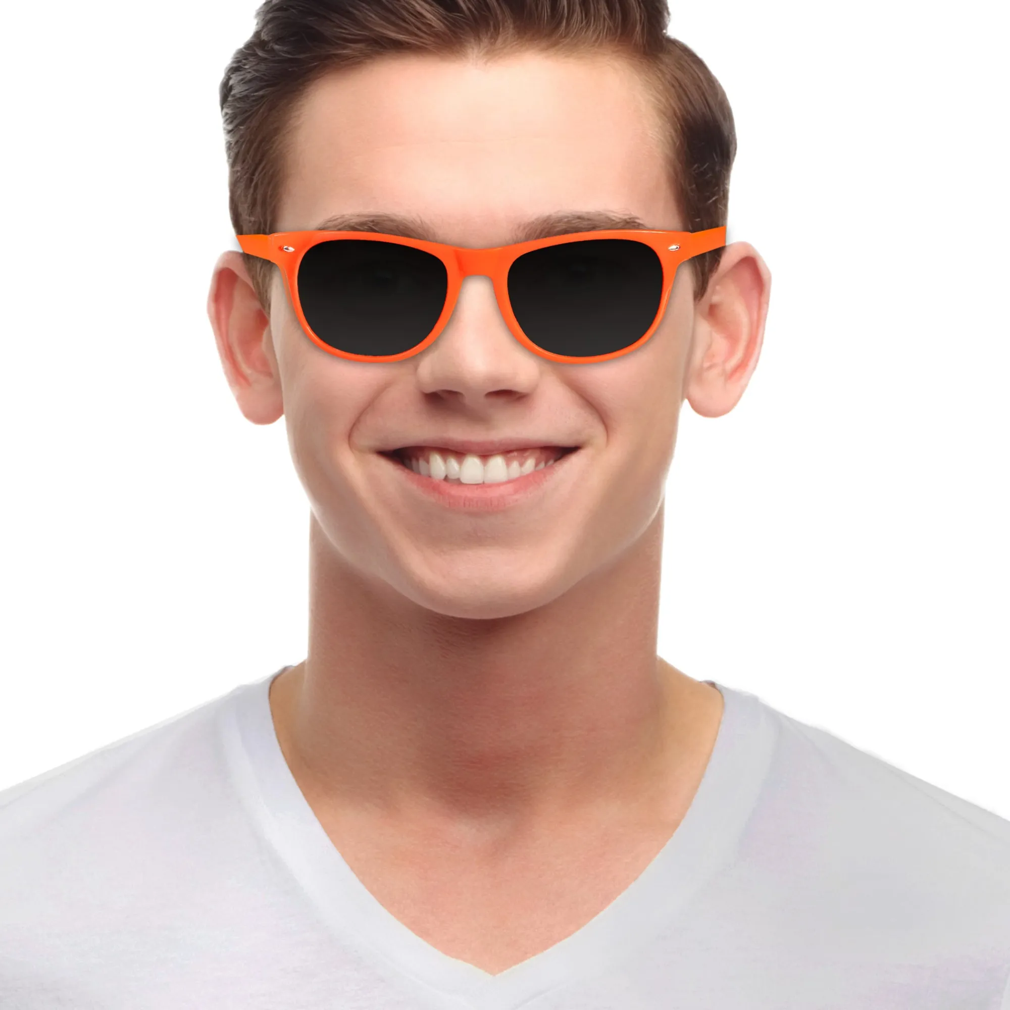 Best Windy City Novelties Retro Sunglasses Orange