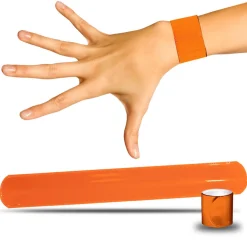 Discount Windy City Novelties Slap Bracelets Orange