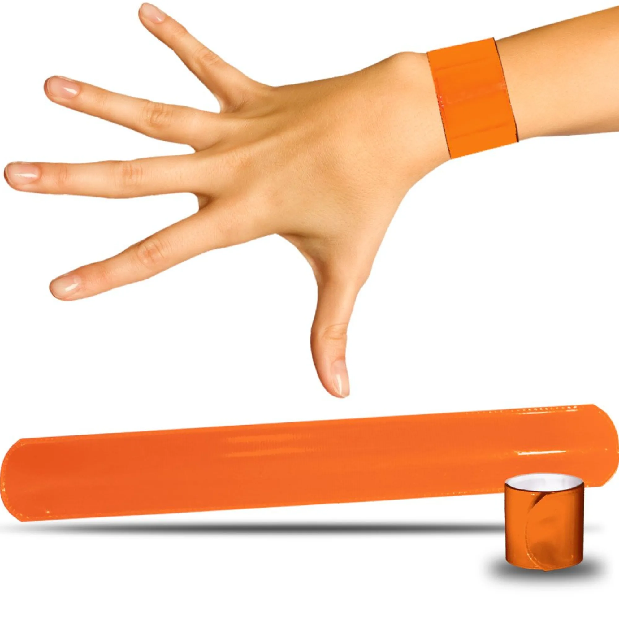 Discount Windy City Novelties Slap Bracelets Orange