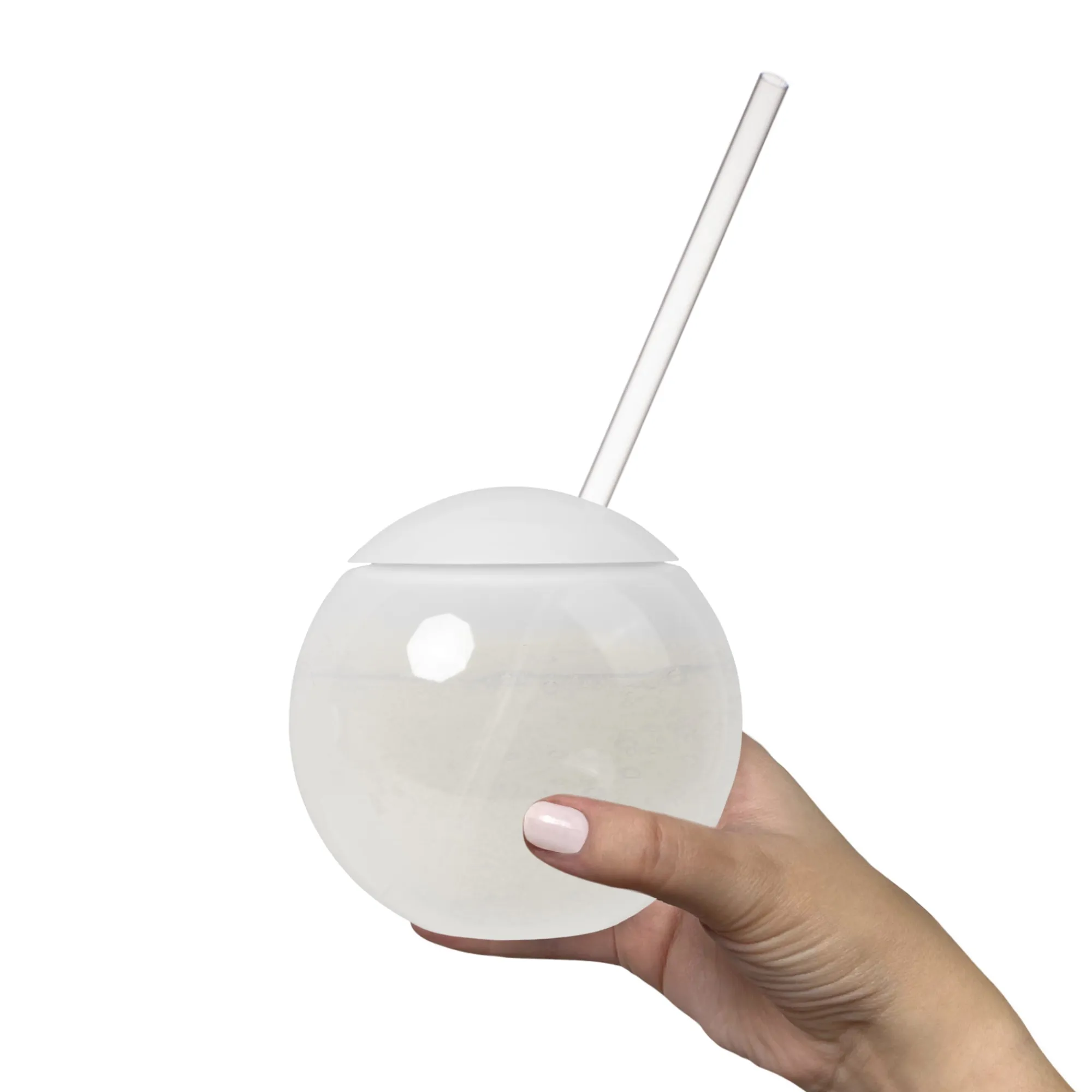 Hot Windy City Novelties 20 oz. Tumbler Ball Cup with Straw