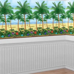 Discount Windy City Novelties Palm Tree Tropical Island Scene Setter