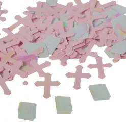Discount Windy City Novelties Pastel Pink Cross Confetti