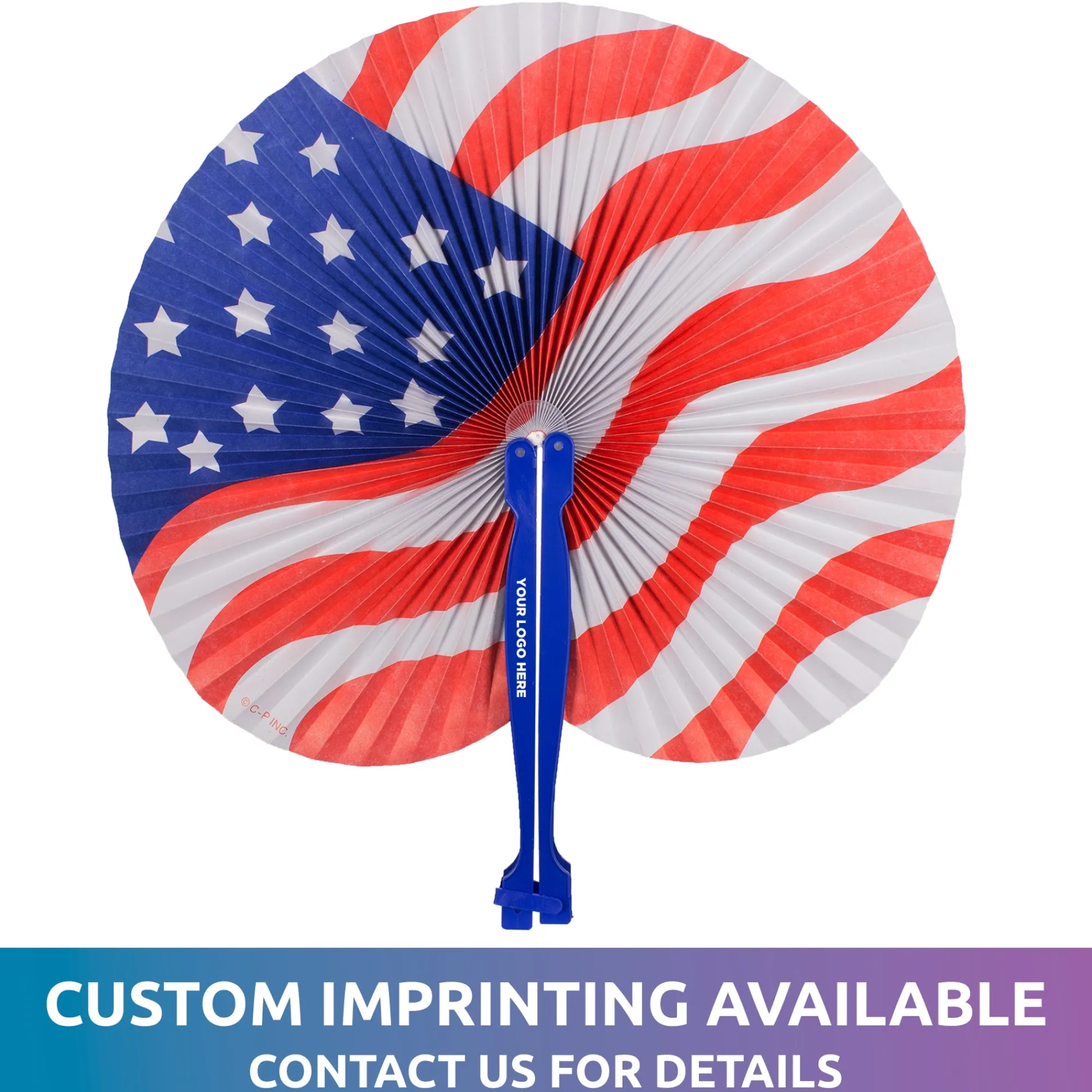 New Windy City Novelties Patriotic Folding Fans
