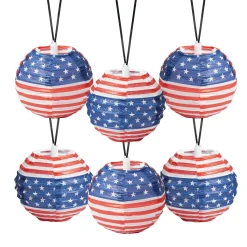 Online Windy City Novelties Patriotic Glow Lanterns Retail Display
