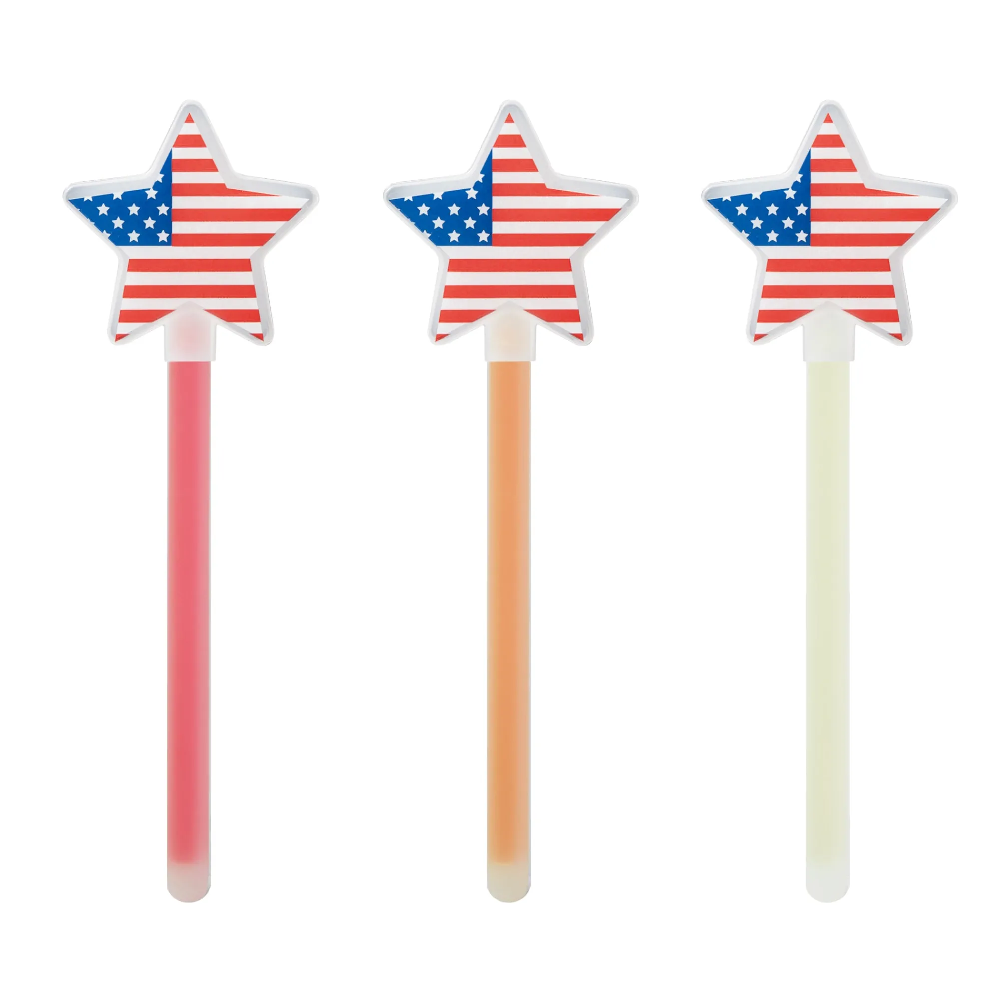 Hot Windy City Novelties Patriotic Glow Stars Value Pack