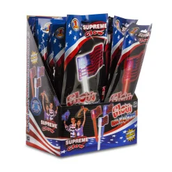 Clearance Windy City Novelties Patriotic Glow USA Flags Retail Counter Display