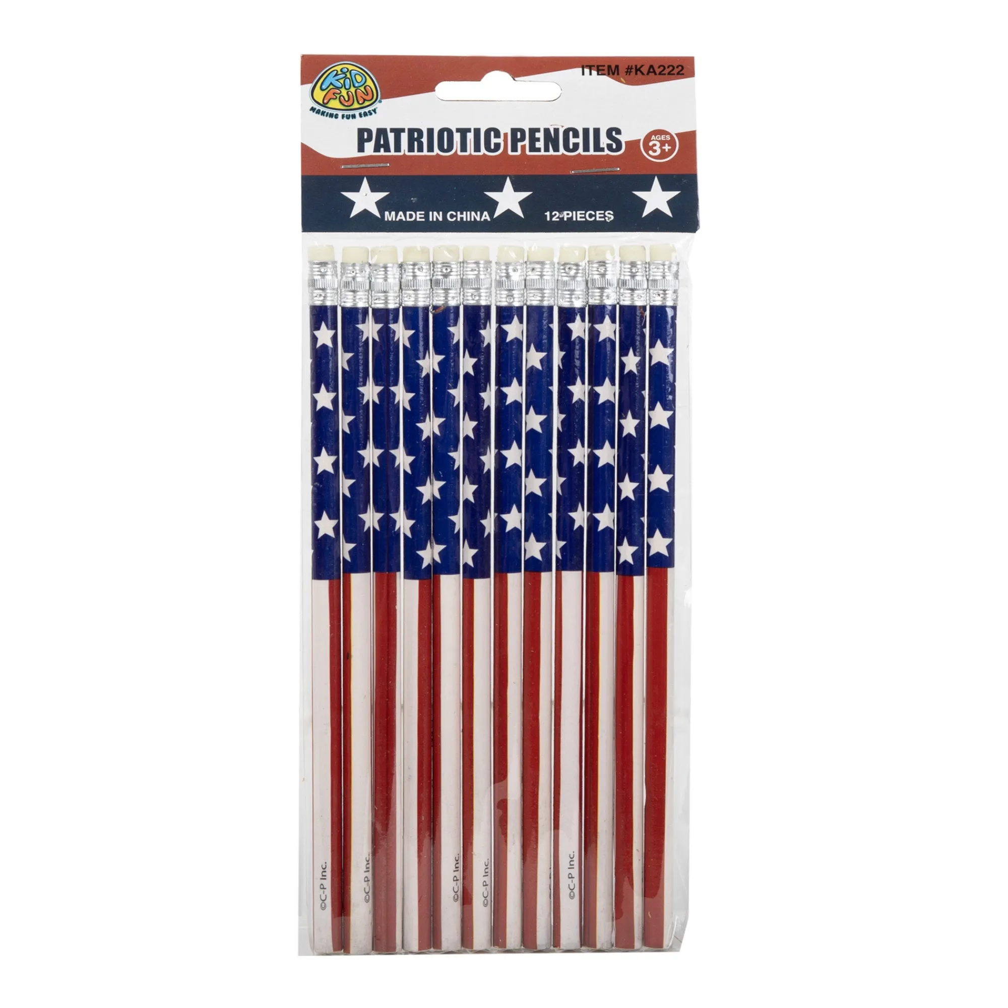 Hot Windy City Novelties Patriotic Pencils
