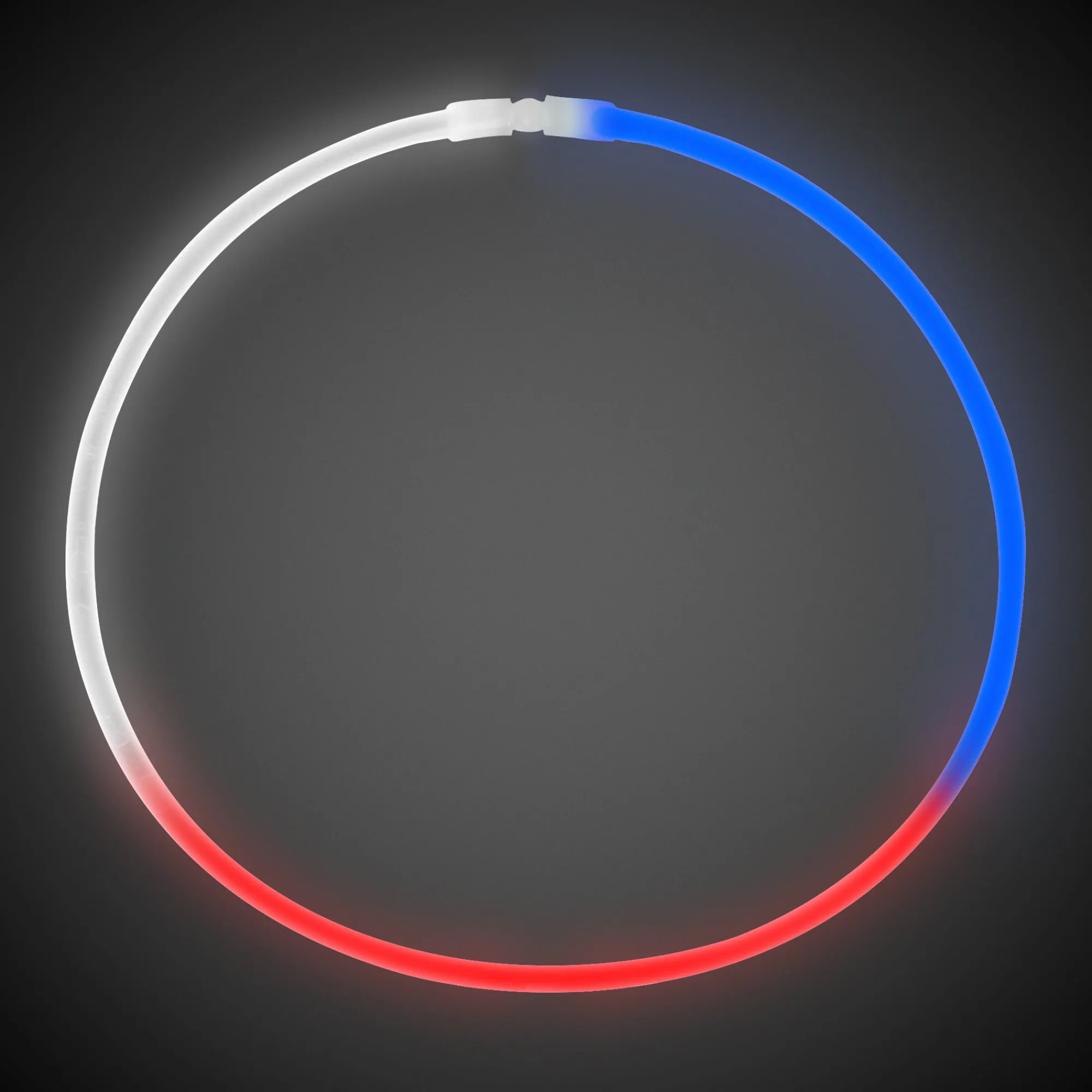 New Windy City Novelties Patriotic Red, White and Blue 22" Glow Necklaces Red/White/Blue
