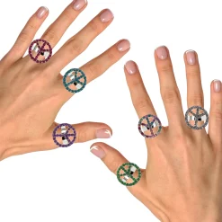 Discount Windy City Novelties Peace Bling Rings