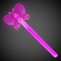 Sale Windy City Novelties Pink Butterfly Glow Wand