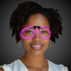 Outlet Windy City Novelties Glow Eyeglasses Pink