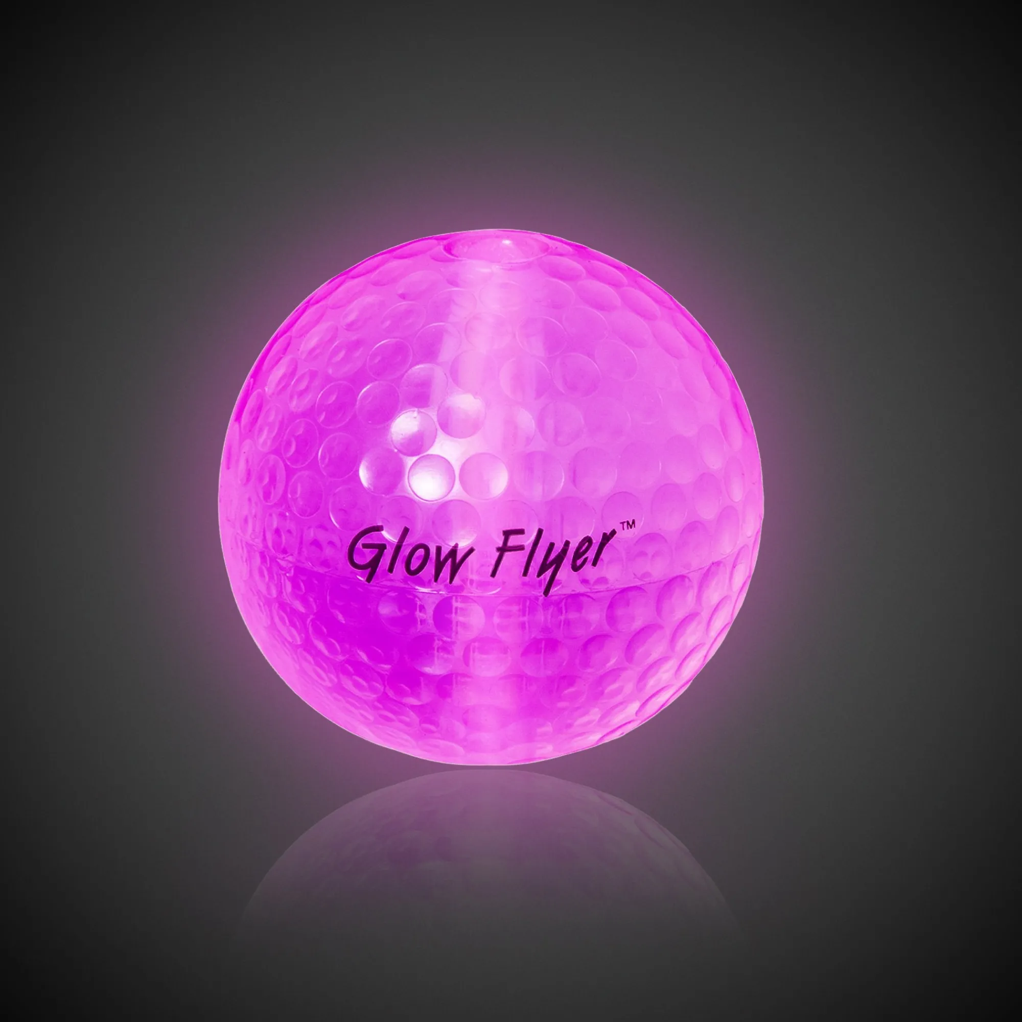Windy City Novelties Pink Glow Flyer Golf Ball