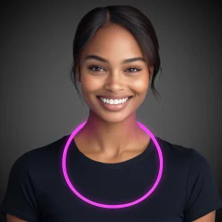 Clearance Windy City Novelties 22" Glow Necklaces Pink