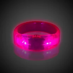 Hot Windy City Novelties LED Bangle Bracelet Pink