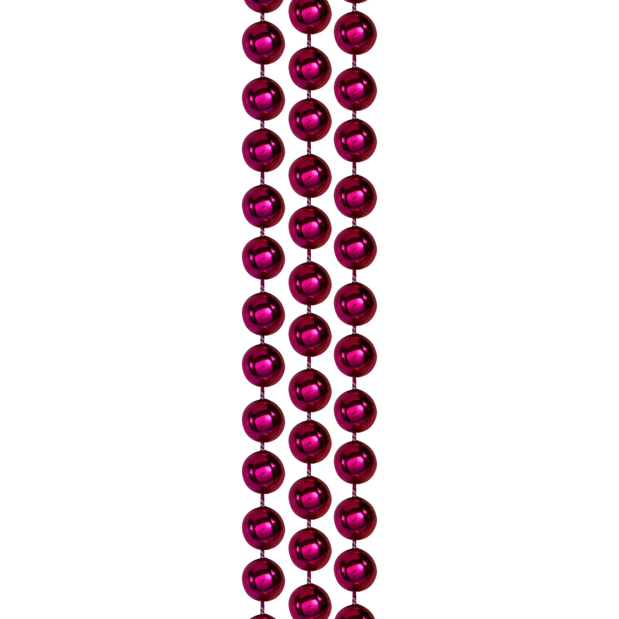 New Windy City Novelties Pink 7mm Bead 33" Necklaces