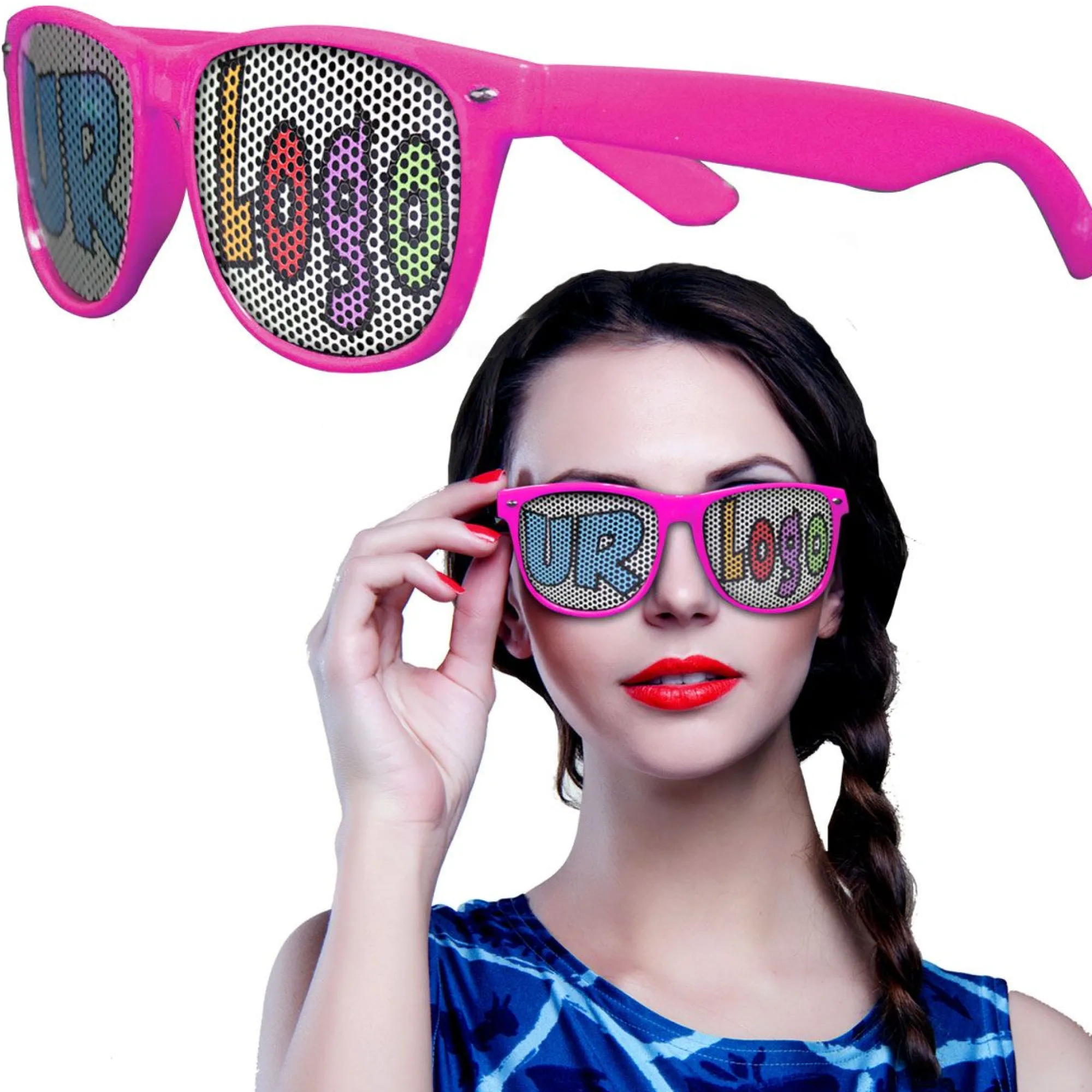 Discount Windy City Novelties Novelty Custom Sunglasses - 12 Pack Pink