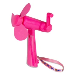 New Windy City Novelties Pink Plastic Foam Blade Fan