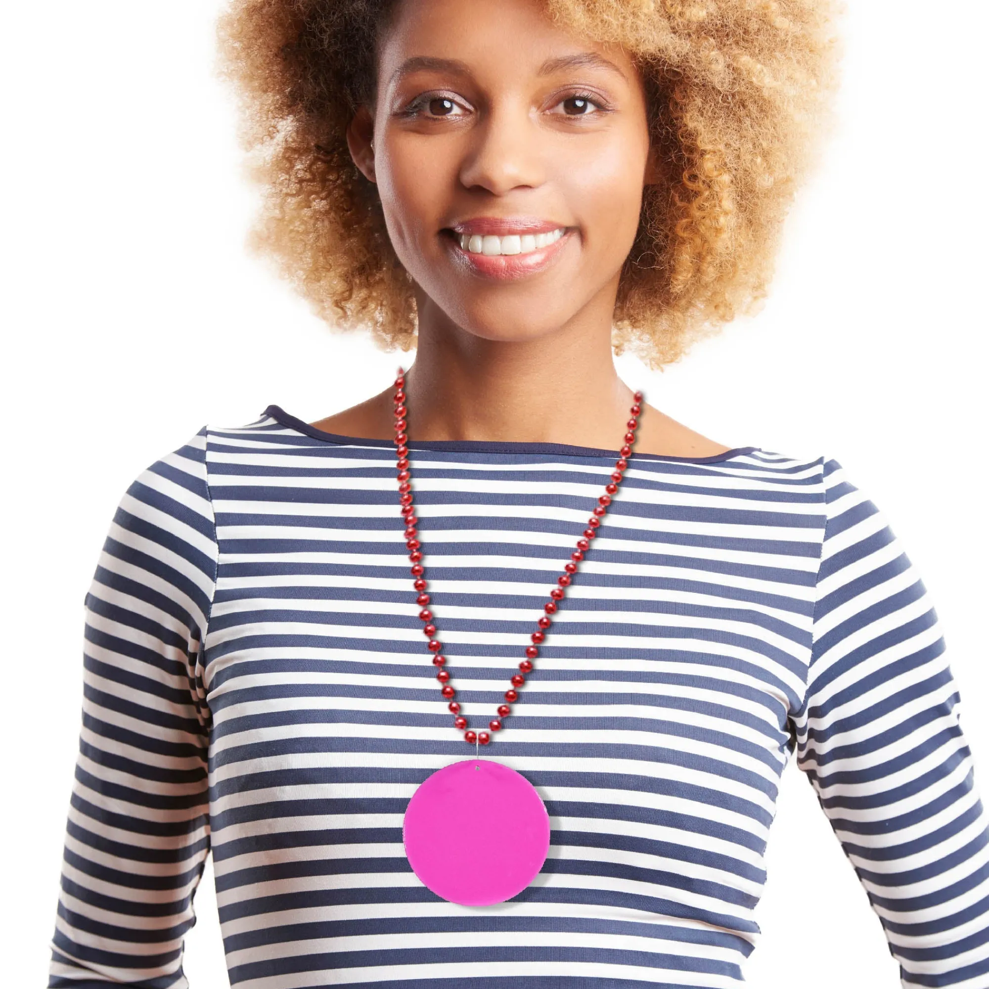 Discount Windy City Novelties Pink Plastic 2 1/2" Medallion