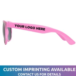 Best Windy City Novelties Retro Sunglasses Pink