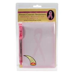 Hot Windy City Novelties Pink Ribbon Note Pad Set
