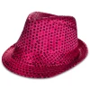 Online Windy City Novelties Pink Sequin Fedora Hat